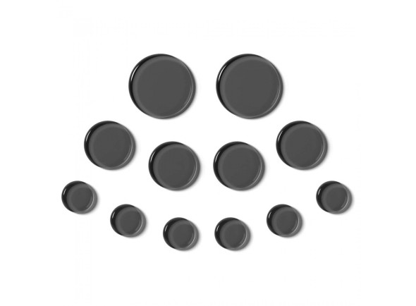 SlapKlatz Gel Pads 12-piece Box black SlapKlatz Gel Pads 12-piece Box black